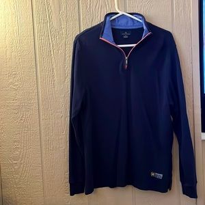 Men’s Navy Blue Medium Brooks Brothers Half Zip pullover
